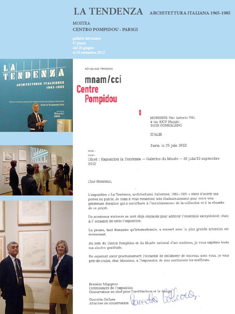 Archivio stabile Museo Pompidou di Parigi